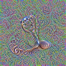 a slightly better rendered curly spoon