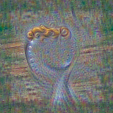 almost a photo of a curly spoon
